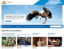 Tablet Screenshot of ooievaarspas.nl